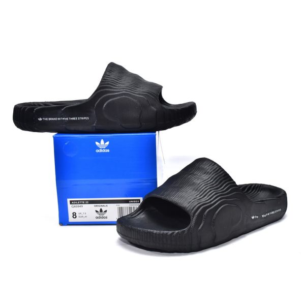 Adidas originals Adilette 22 Slides Black GX6949