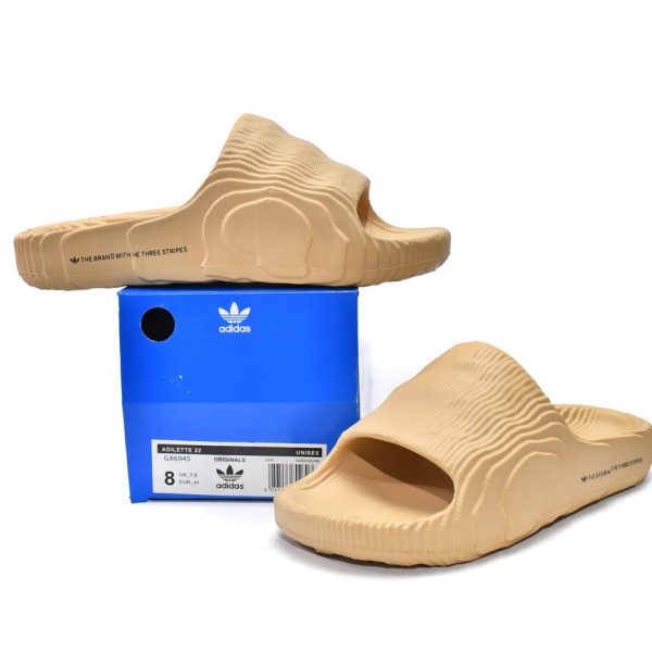 Adidas Originals Adilette 22 Slides Desert Sand GX6945