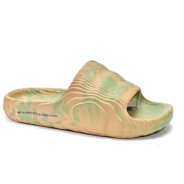 Adidas Originals Adilette 22 Slides Magic Lime Desert Sand GY1597 - Image 6