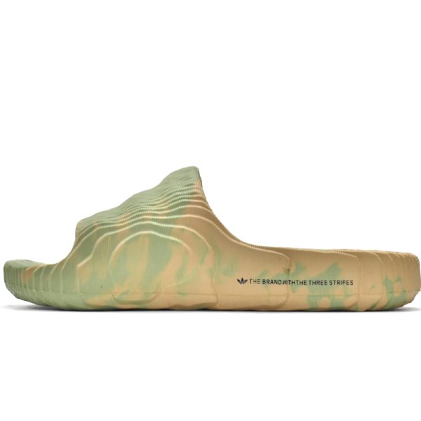 Adidas Originals Adilette 22 Slides Magic Lime Desert Sand GY1597 - Image 8