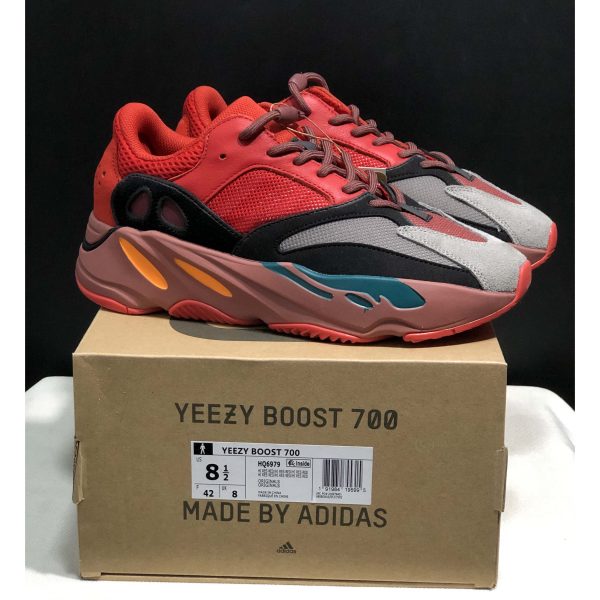 Adidas Originals Yeezy Boost 700 "Hi-Res Red" Sneaker HQ6979 - Image 4