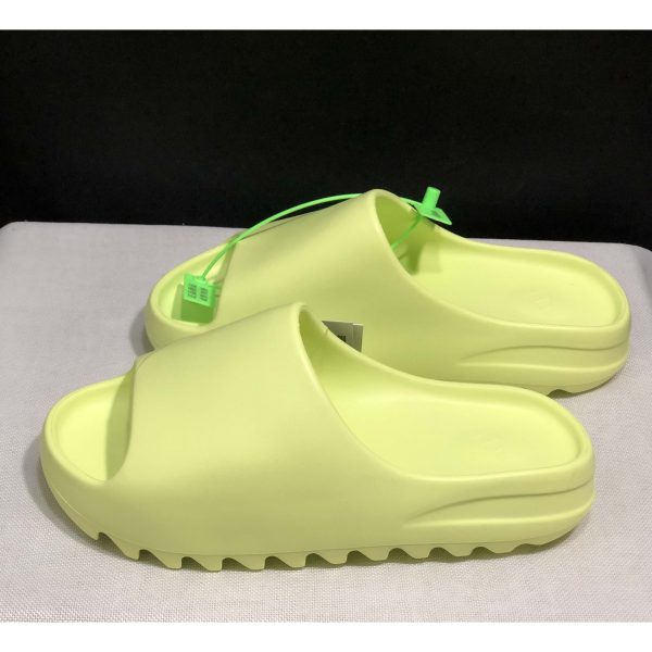 Adidas Originals Yeezy Slide "Glow Green" GX6138 - Image 3