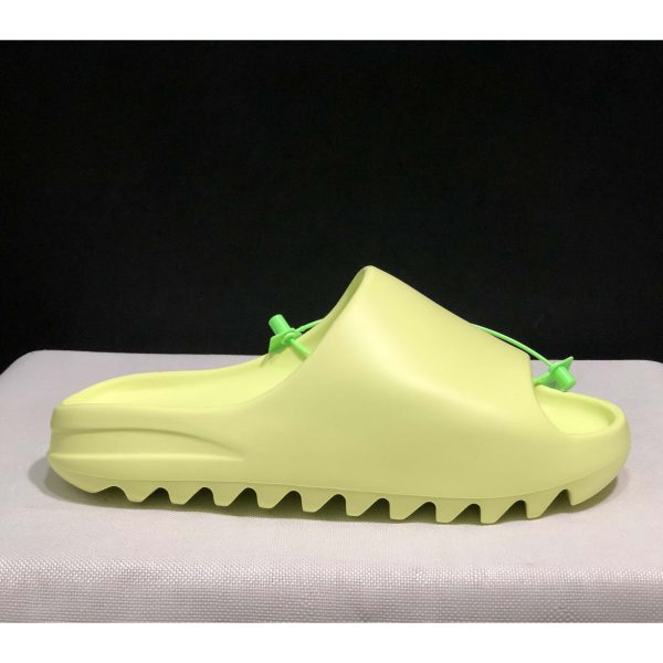 Adidas Originals Yeezy Slide "Glow Green" GX6138 - Image 4