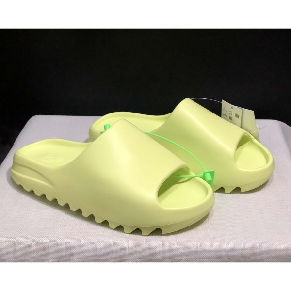 Adidas Originals Yeezy Slide "Glow Green" GX6138 - Image 6