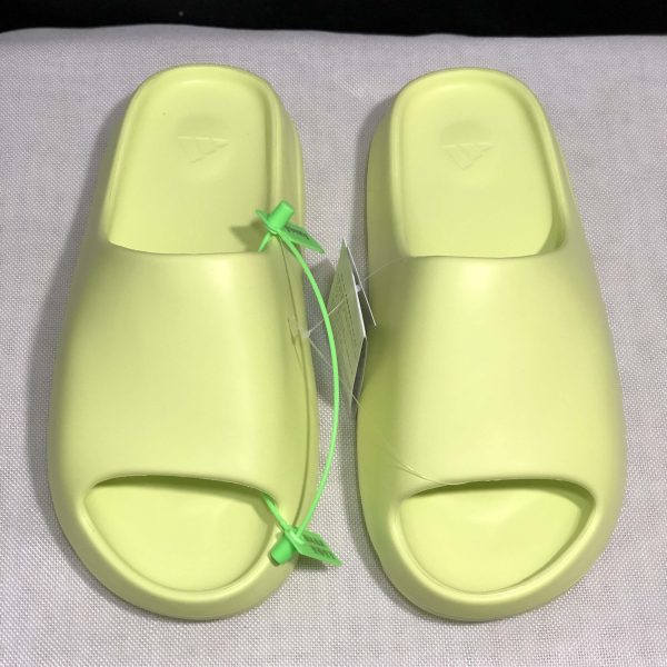 Adidas Originals Yeezy Slide "Glow Green" GX6138 - Image 7