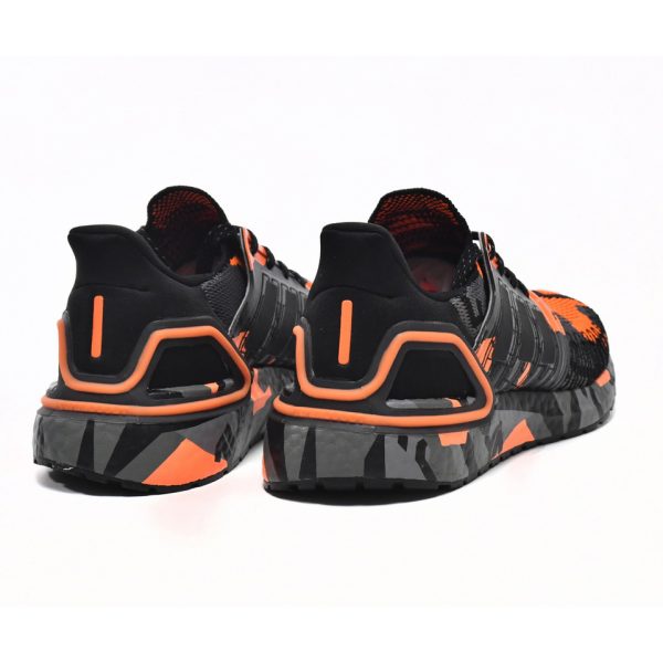 Adidas Ultra Boost 20 Black Signal Orange Sneakers FV8330 - Image 5