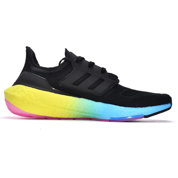 Adidas Ultra Boost 2022 Black Gradient Yellow Sneaker GV8829 - Image 5
