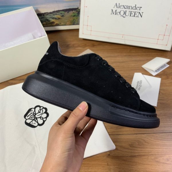 Alexander Mqueen Air Platform Black Suede Sneakers