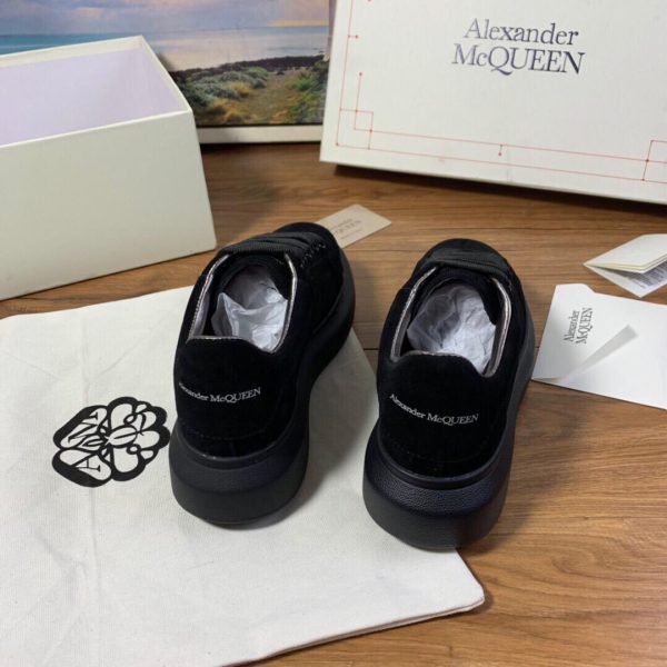 Alexander Mqueen Air Platform Black Suede Sneakers - Image 3