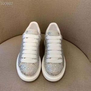 Alexander Mqueen Silver Sneakers