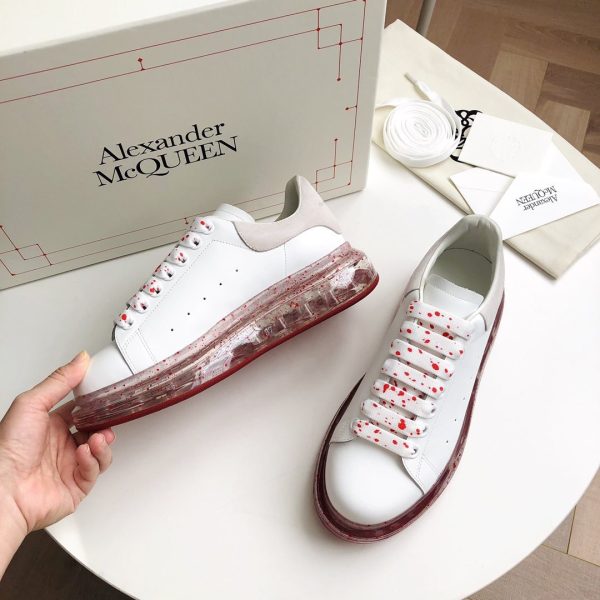 Alexander Mqueen Air Platform Leather Sneakers - Image 3