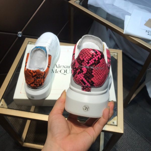 Alexander Mqueen Air Platform Leather Sneakers - Image 3