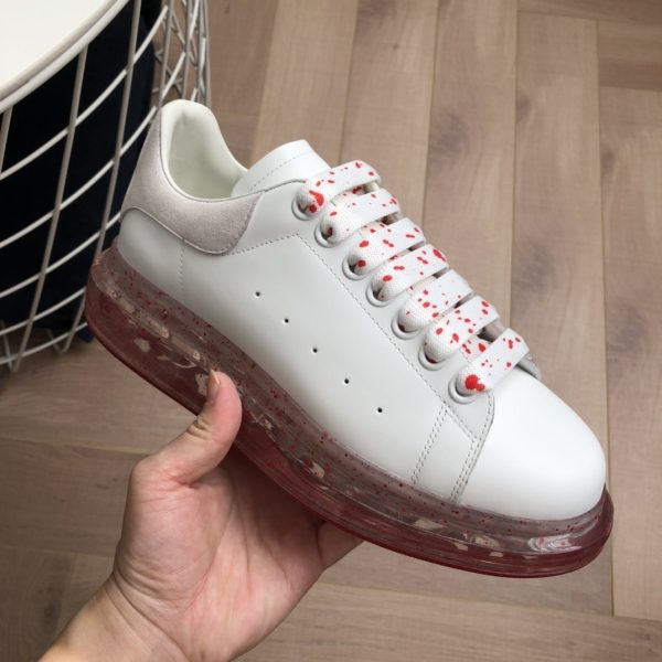 Alexander Mqueen Air Platform Leather Sneakers - Image 4