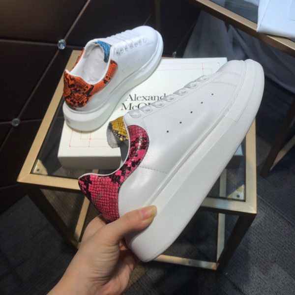 Alexander Mqueen Air Platform Leather Sneakers - Image 5