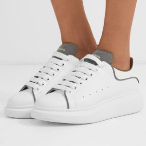Alexander Mqueen Alexander McQueen Reflective Sneaker in White