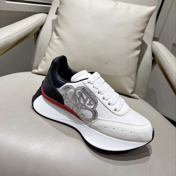 Alexander Mqueen Sprint Runner Lace-Up Sneaker - Image 3