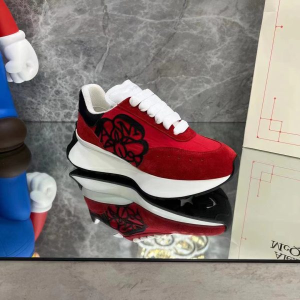 Alexander Mqueen Sprint Runner Lace-Up Sneaker - Image 2