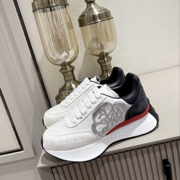 Alexander Mqueen Sprint Runner Lace-Up Sneaker - Image 4