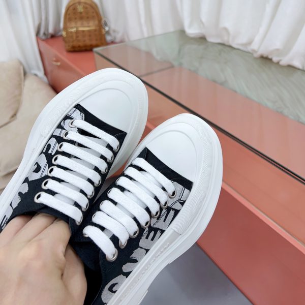 Alexander Mqueen Tread Slick Lace-up In Black - Image 5