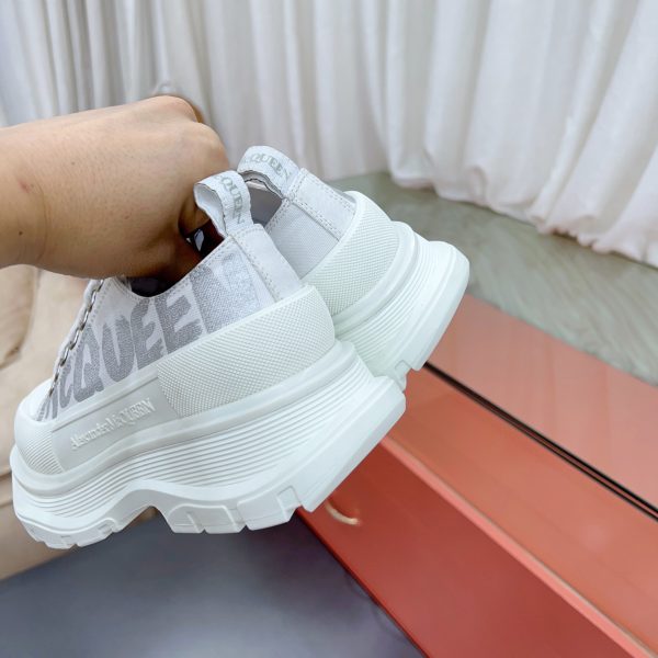 Alexander Mqueen Tread Slick Lace-up In White - Image 8
