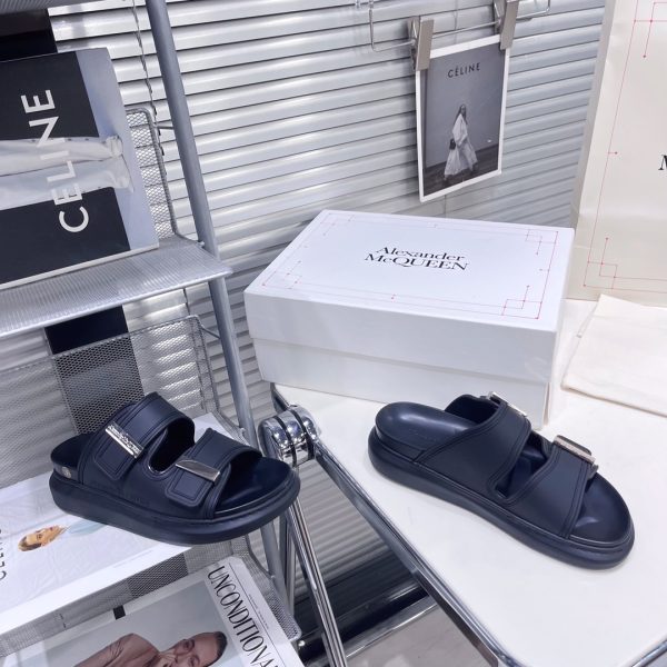 Alexander Mqueen Women's Hybrid Slide In Black/Silver - Image 2