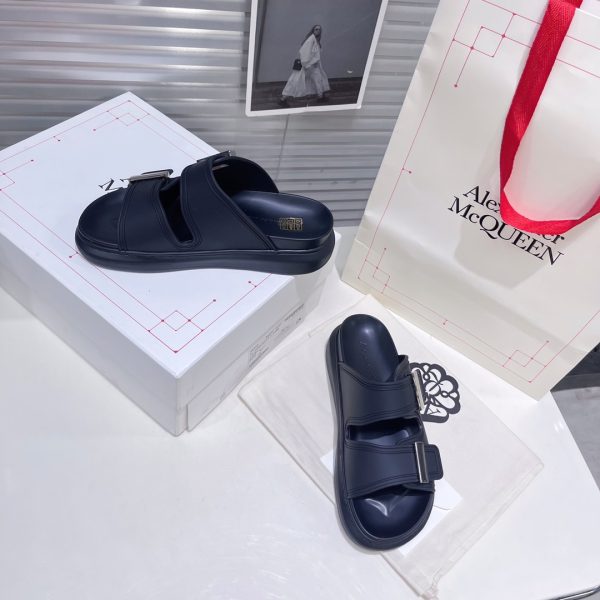 Alexander Mqueen Women's Hybrid Slide In Black/Silver - Image 3
