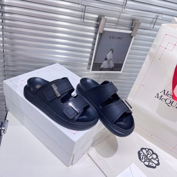 Alexander Mqueen Women's Hybrid Slide In Black/Silver - Image 4