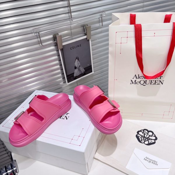 Alexander Mqueen Women's Hybrid Slide In Coral - Image 4