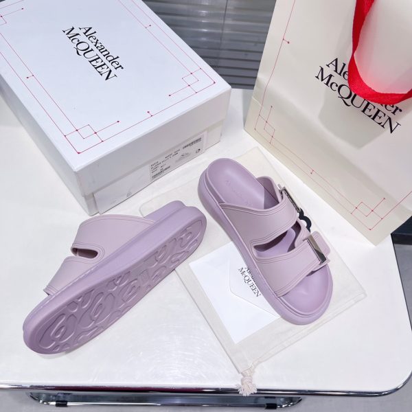Alexander Mqueen Women's Hybrid Slide In Lilac - Image 3