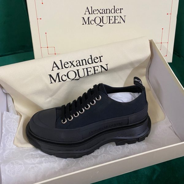 Alexander Mqueen Women's Tread Slick Lace Up In Black - Image 2