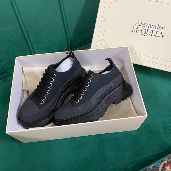 Alexander Mqueen Women's Tread Slick Lace Up In Black - Image 6