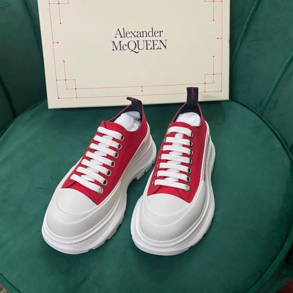 Alexander Mqueen Women's Tread Slick Lace Up In Lust Red - Image 2
