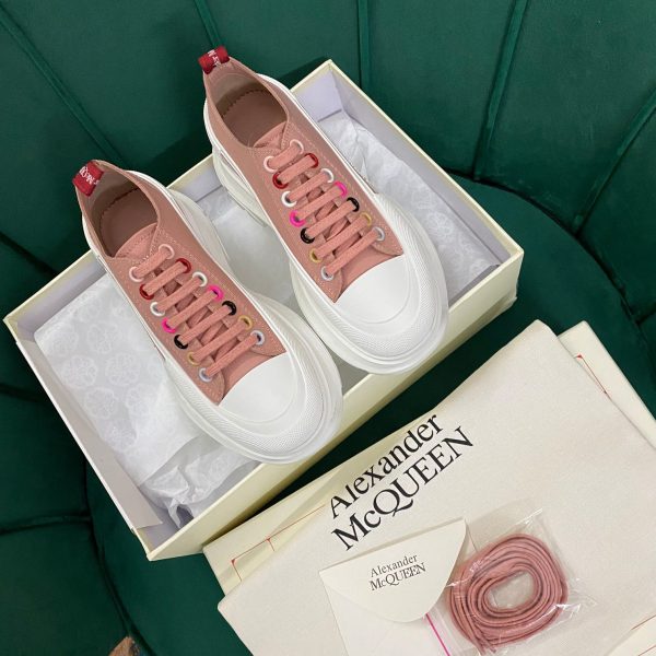 Alexander Mqueen Women's Tread Slick Lace Up In Magnolia - Image 3