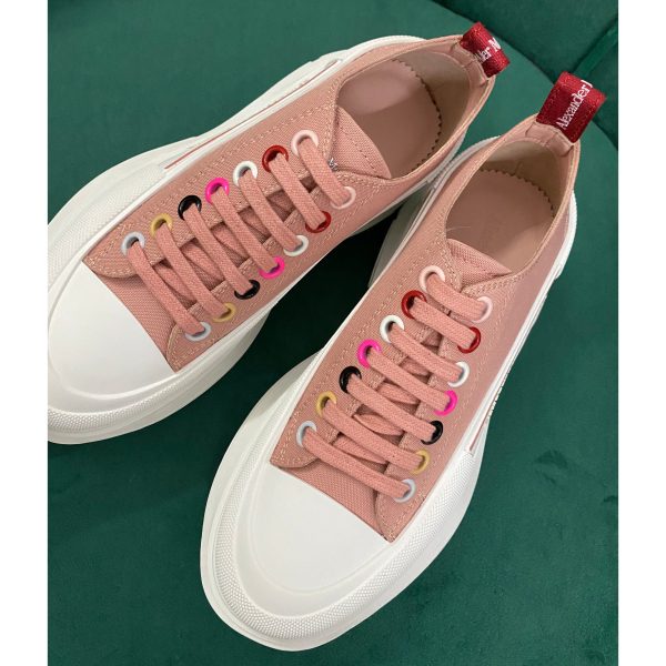 Alexander Mqueen Women's Tread Slick Lace Up In Magnolia - Image 5