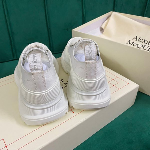 Alexander Mqueen Women's Tread Slick Lace Up In White - Image 4