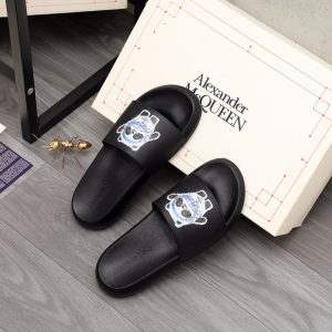Alexander Mqueen Logo Slipper
