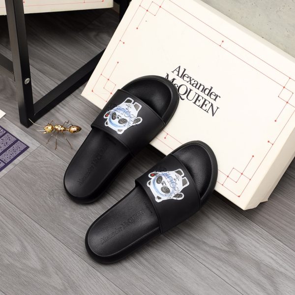Alexander Mqueen Logo Slipper