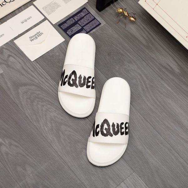 Alexander Mqueen Logo Slipper - Image 4