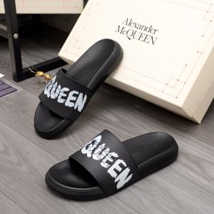 Alexander Mqueen Logo Slipper