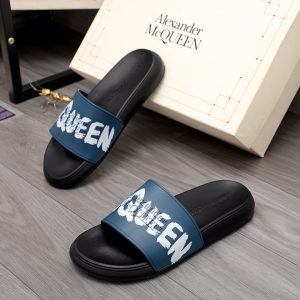 Alexander Mqueen Logo Slipper