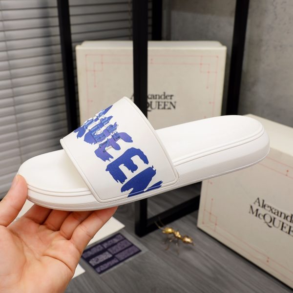 Alexander Mqueen Logo Slipper