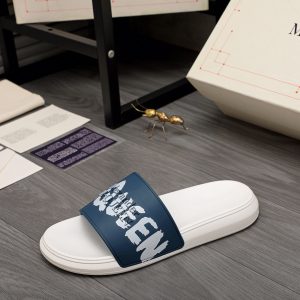 Alexander Mqueen Logo Slipper