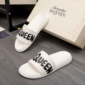 Alexander Mqueen Logo Slipper