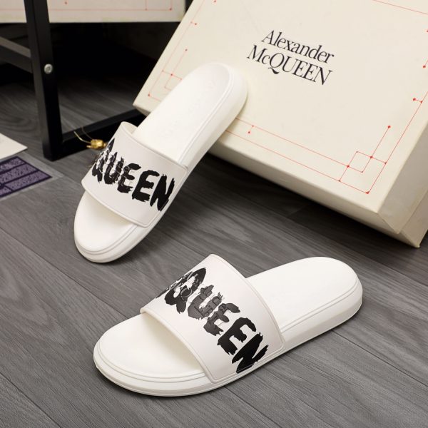 Alexander Mqueen Logo Slipper