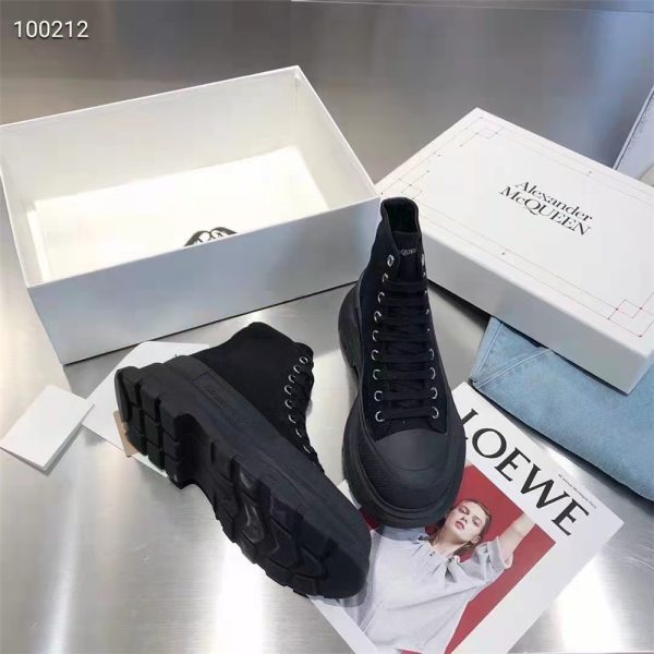 Alexander Mqueen Black High Top Sneakers - Image 2