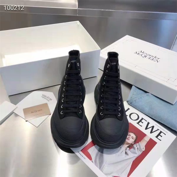 Alexander Mqueen Black High Top Sneakers - Image 3