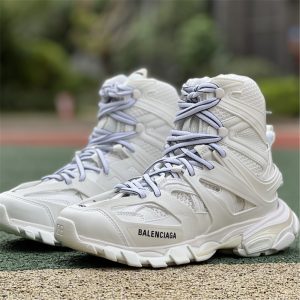 Balenciaga High-Top Track Sneaker In White