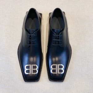 Balenciaga Leather Derby Shoes