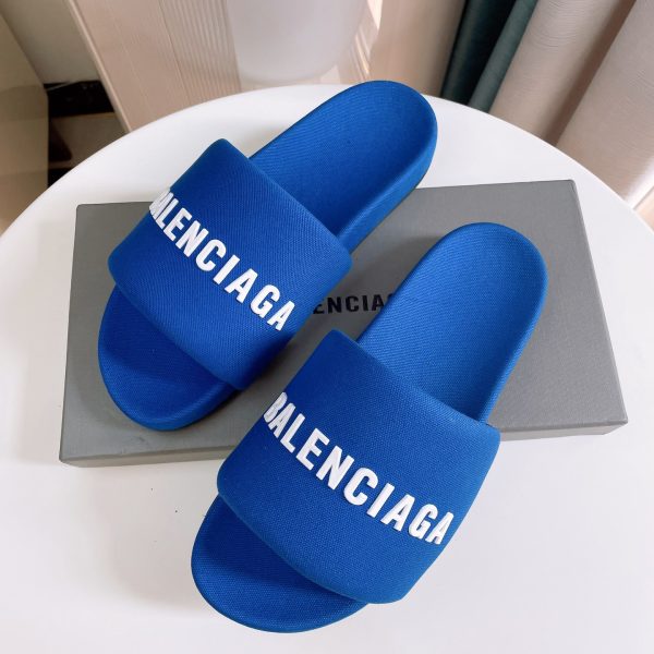 Balenciaga Logo Slide Sandal