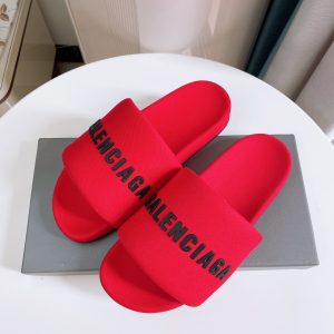 Balenciaga Logo Slide Sandal